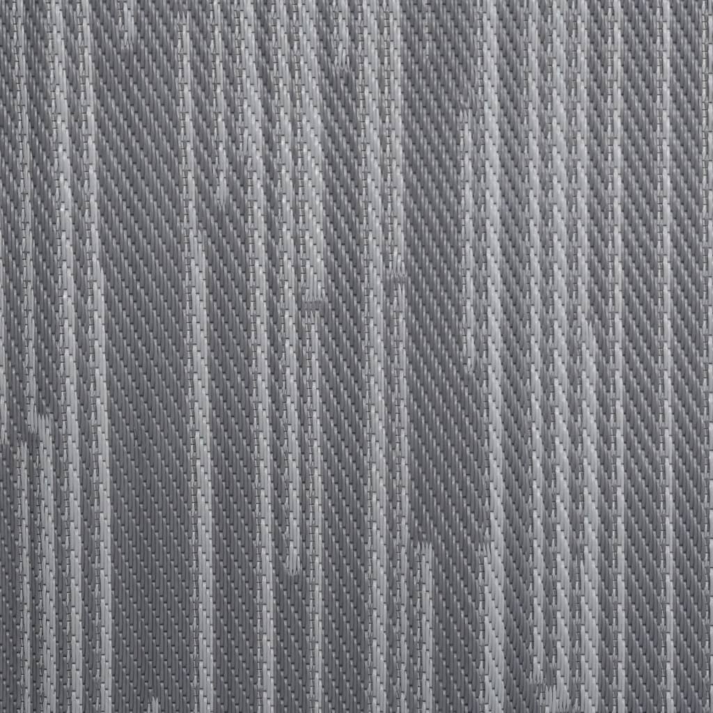 Tappeto per Esterni ARAKIL Antracite 80x250 cm in PP