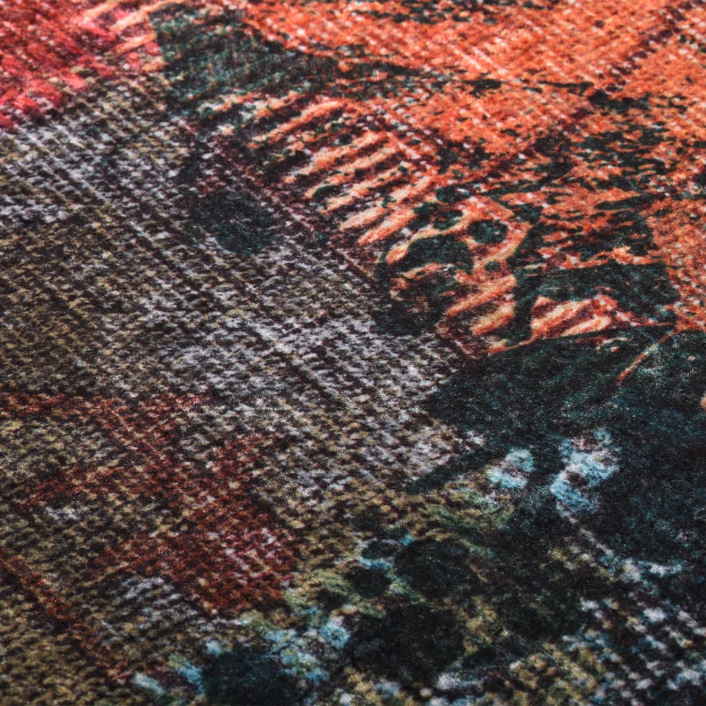 Tappeto Lavabile Patchwork 160x230 cm Multicolore Antiscivolo