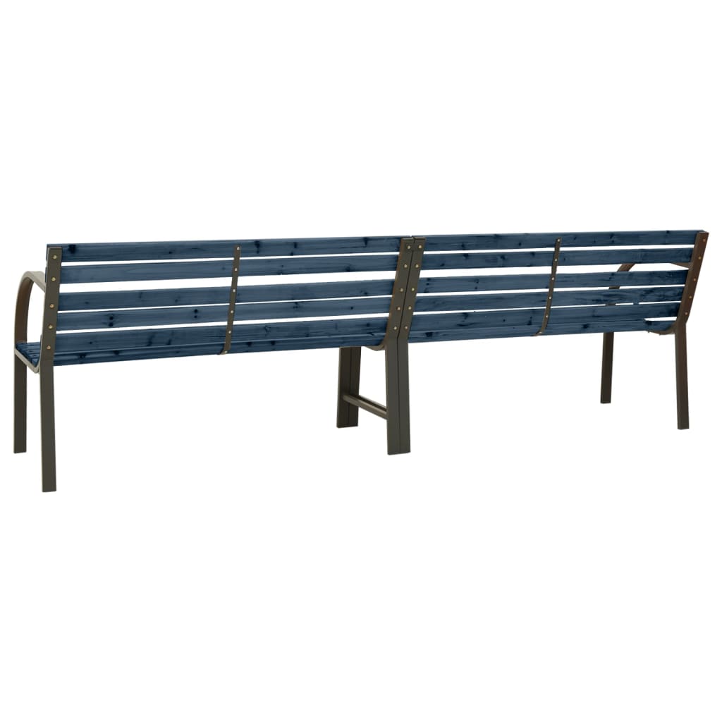 Panca da Giardino Doppia 241 cm in Legno di Abete Cinese