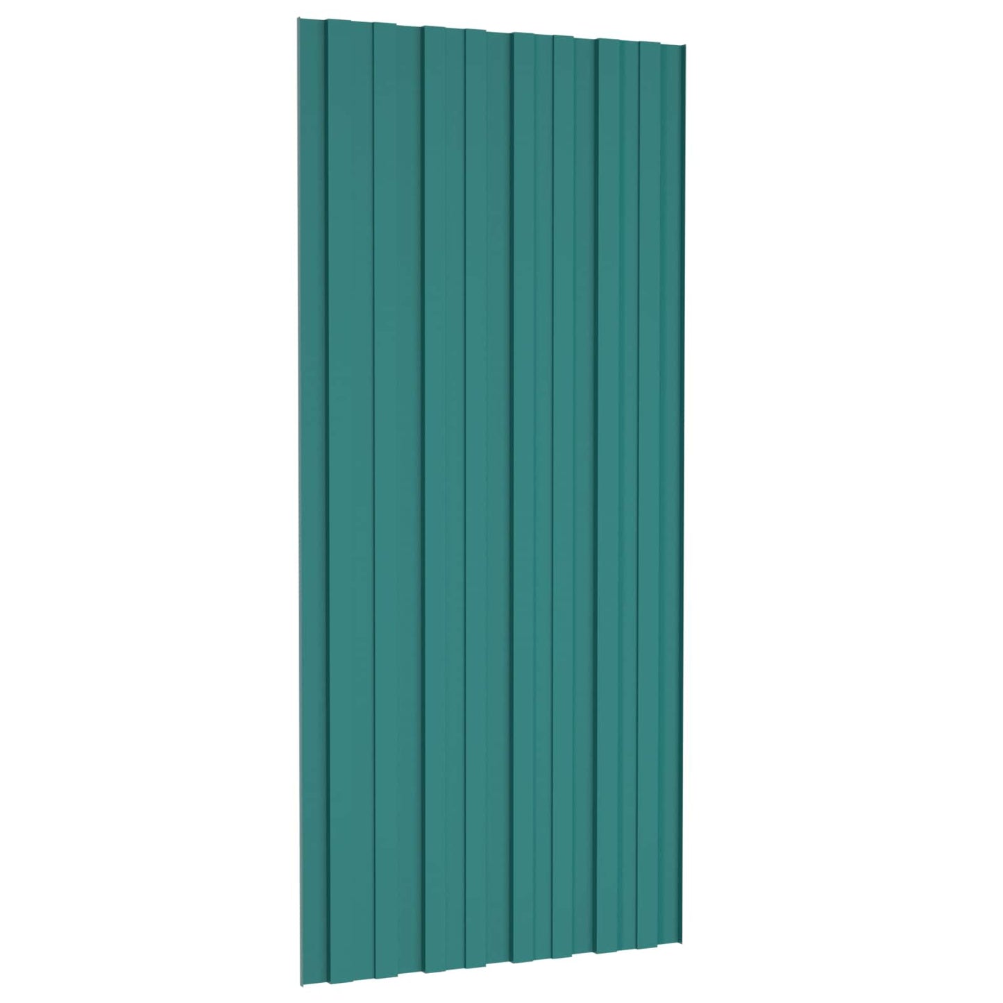 Pannello per tetto 36 pcs Verde 100 x 45 cm Acciaio zincato