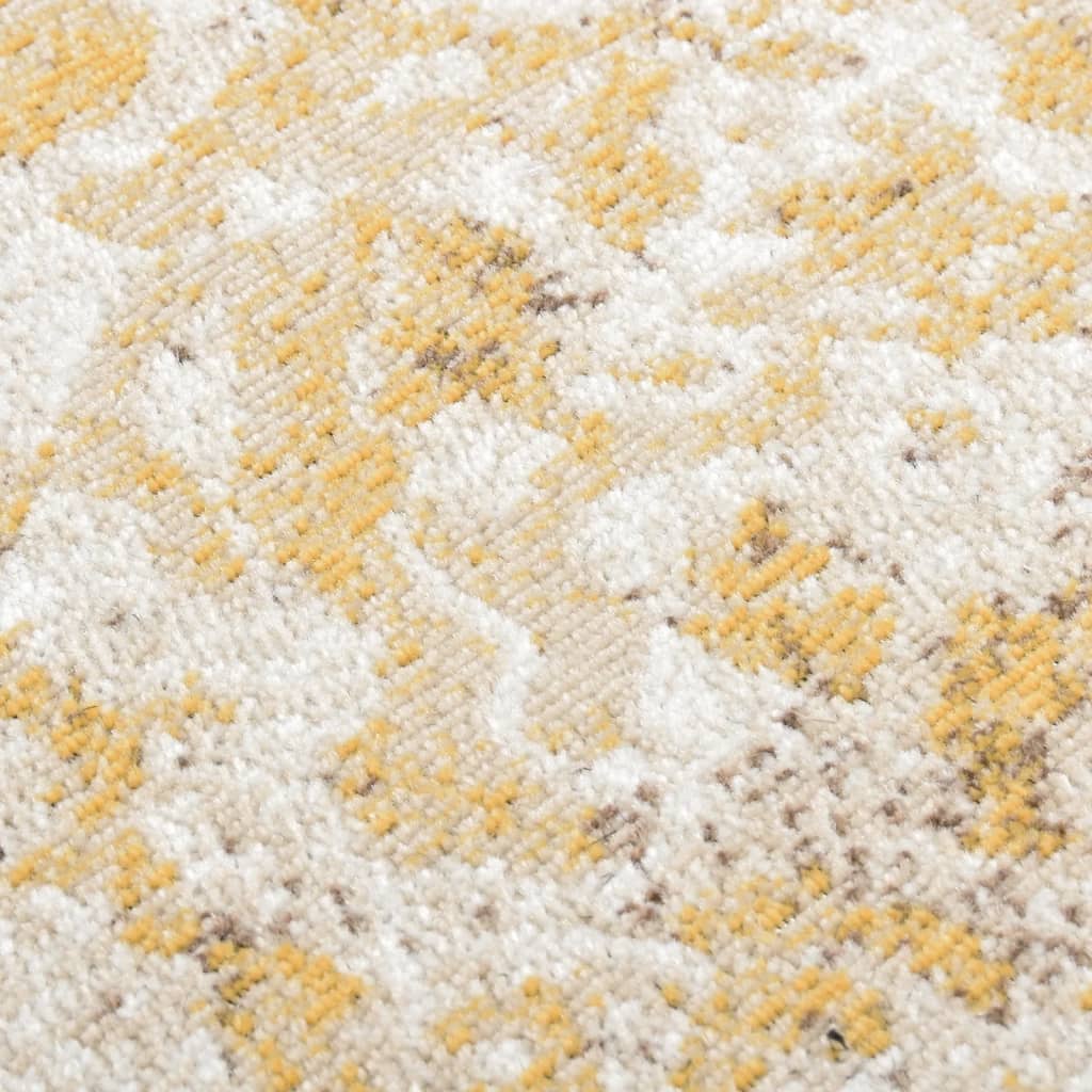 Tappeto da Esterni a Tessitura Piatta 115x170 cm Giallo