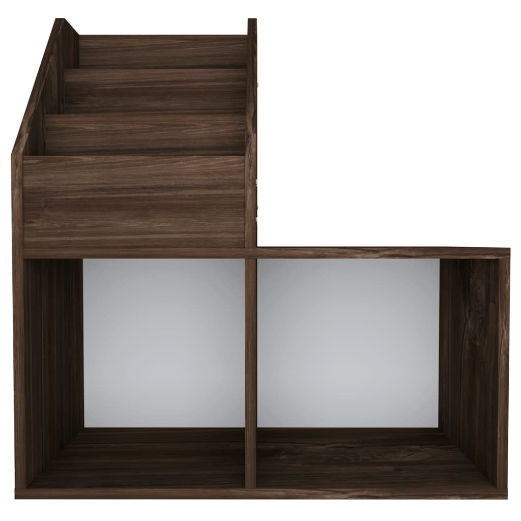 Portariviste Bambini Rovere Fumo 71x30x78,5cm Legno Multistrato