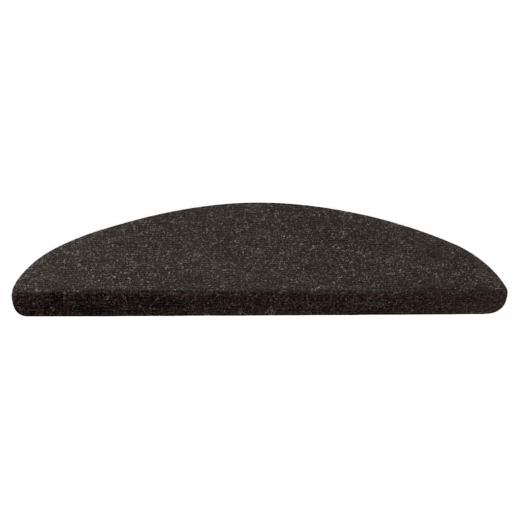 Tappeti Adesivi per Scale 15 pz 56x17x3 cm Nero