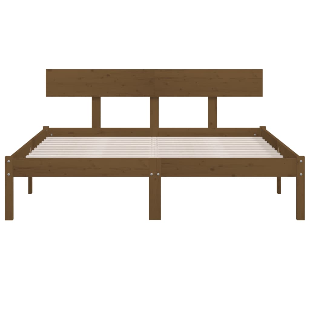 Giroletto senza Materaso Ambra in Legno Massello 160x200 cm