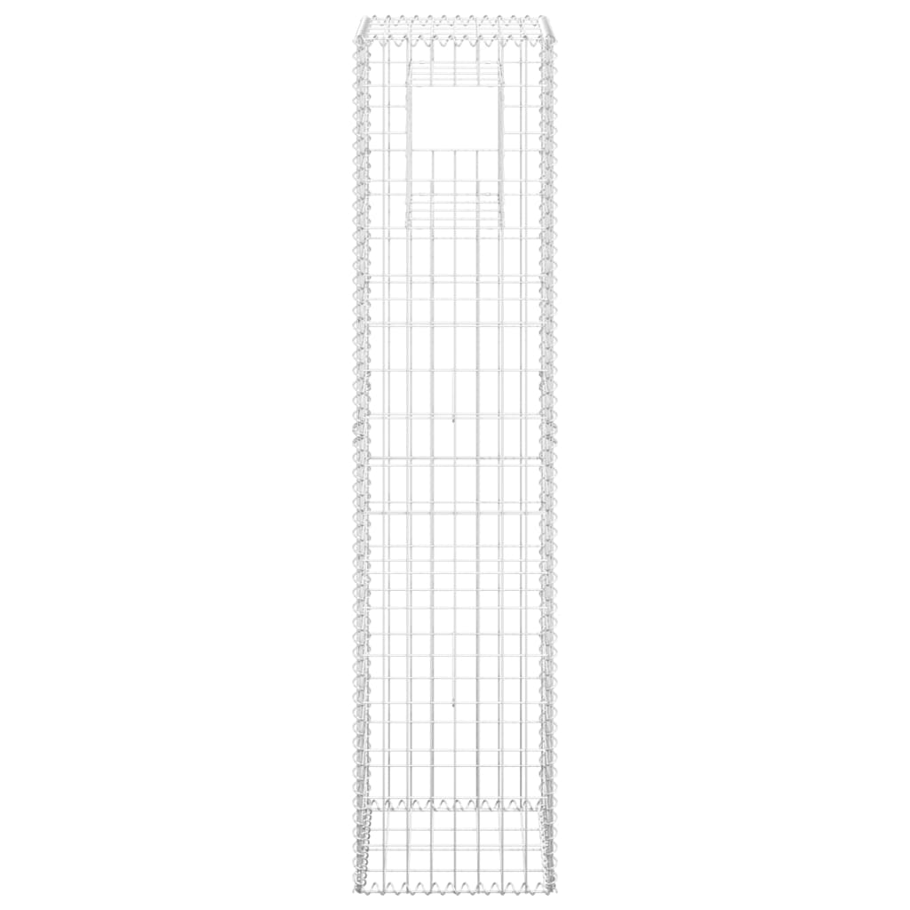 Cesti a Gabbione a Torre 2 pz 40x40x180 cm in Ferro