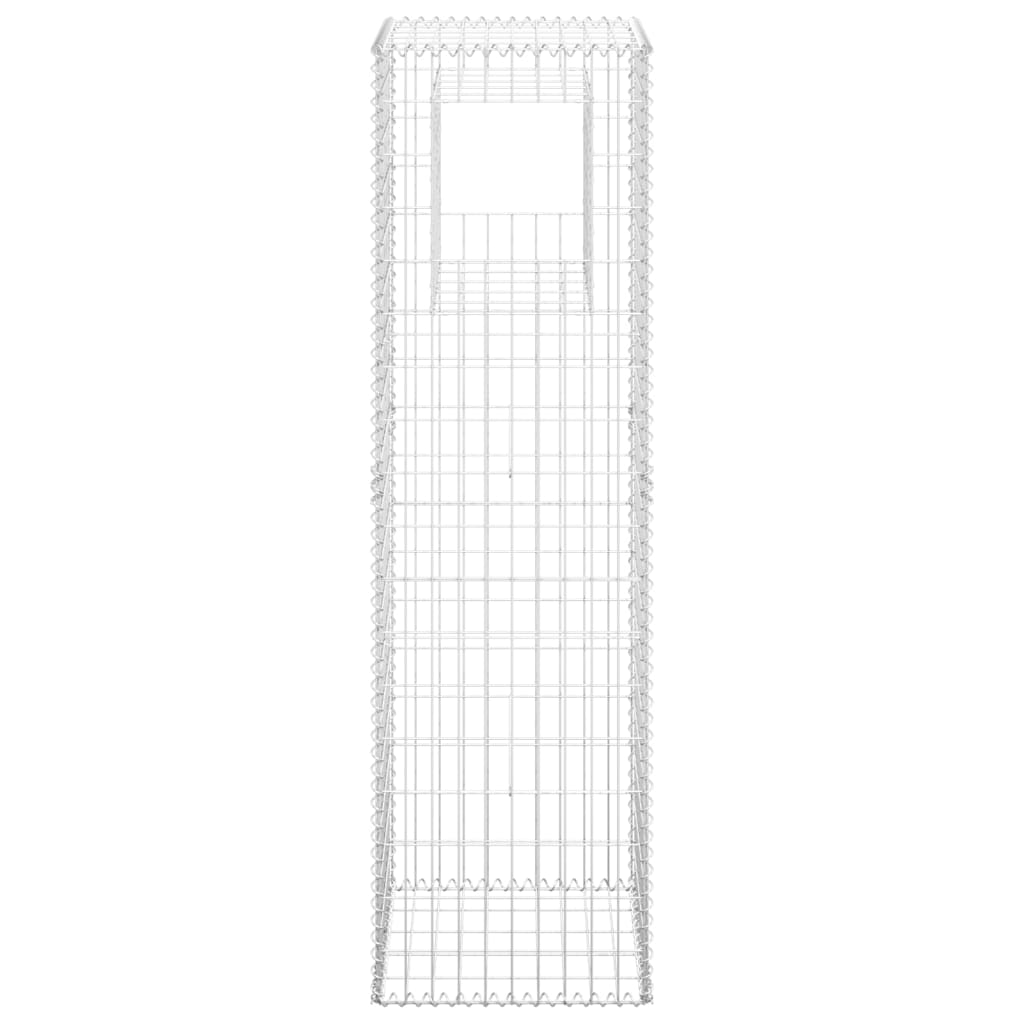 Cesti a Gabbione a Torre 2 pz 50x50x180 cm in Ferro