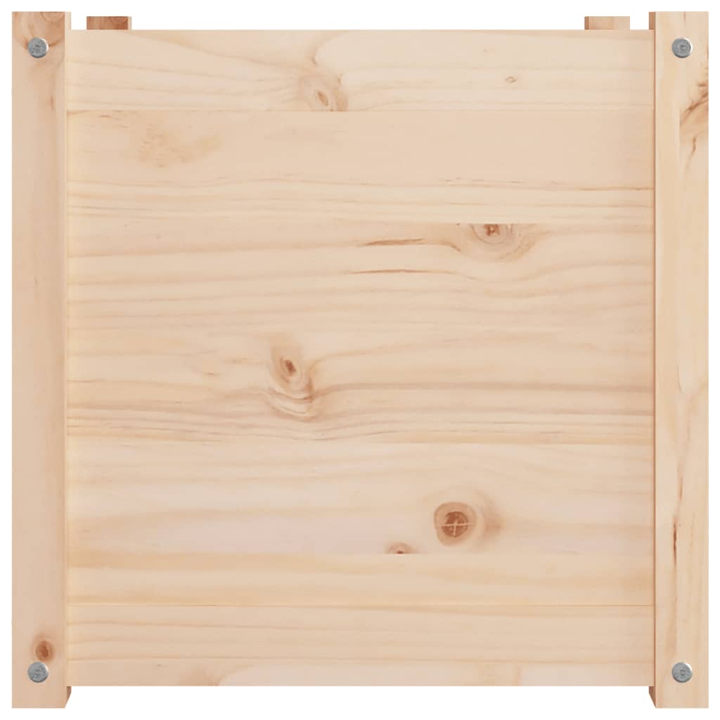 Fioriere da Giardino 2 pz 50x50x50 cm in Legno Massello di Pino