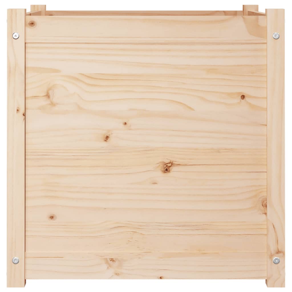 Fioriera da Giardino 60x60x60 cm in Legno Massello Di Pino