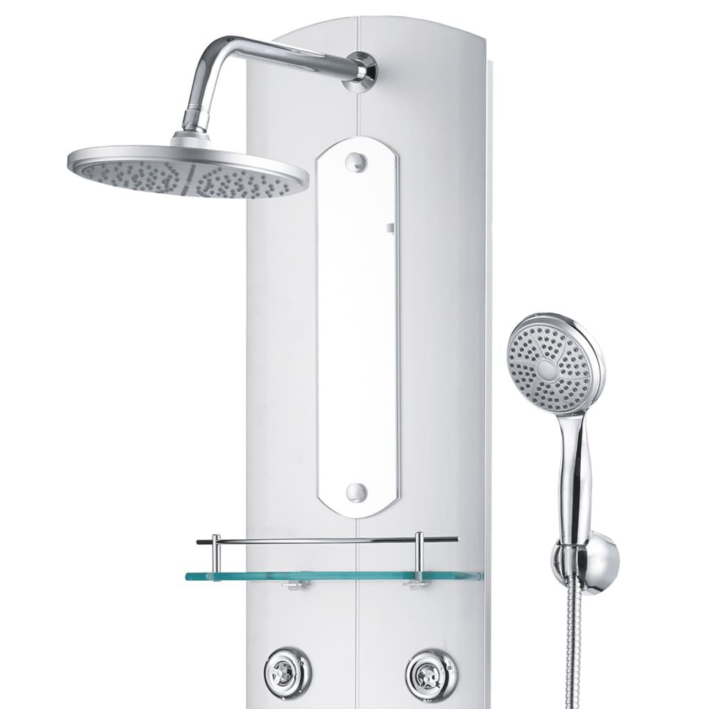 Pannello Doccia 25x43x110 cm Argento