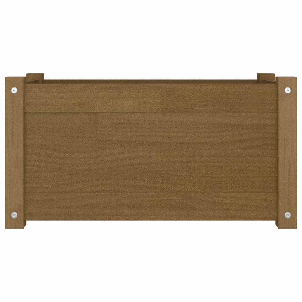 Fioriere 2 pz Ambra 60x31x31 cm in Legno Massello di Pino