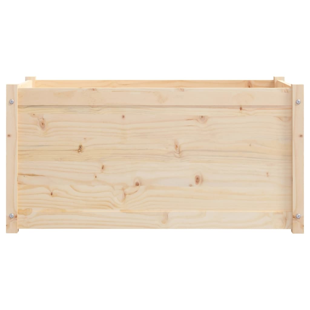 Fioriera da Giardino 100x50x50 cm in Legno Massello di Pino