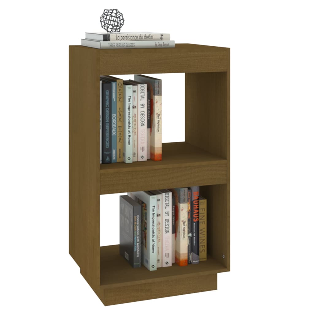 Libreria Marrone Ambra 40x35x71 cm in Legno Massello di Pino