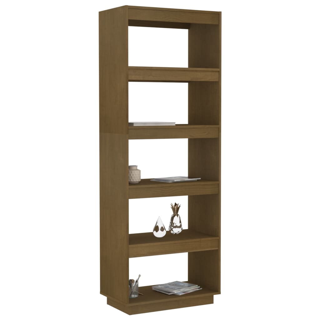 Libreria/Divisorio Ambra 60x35x167 cm in Massello di Pino