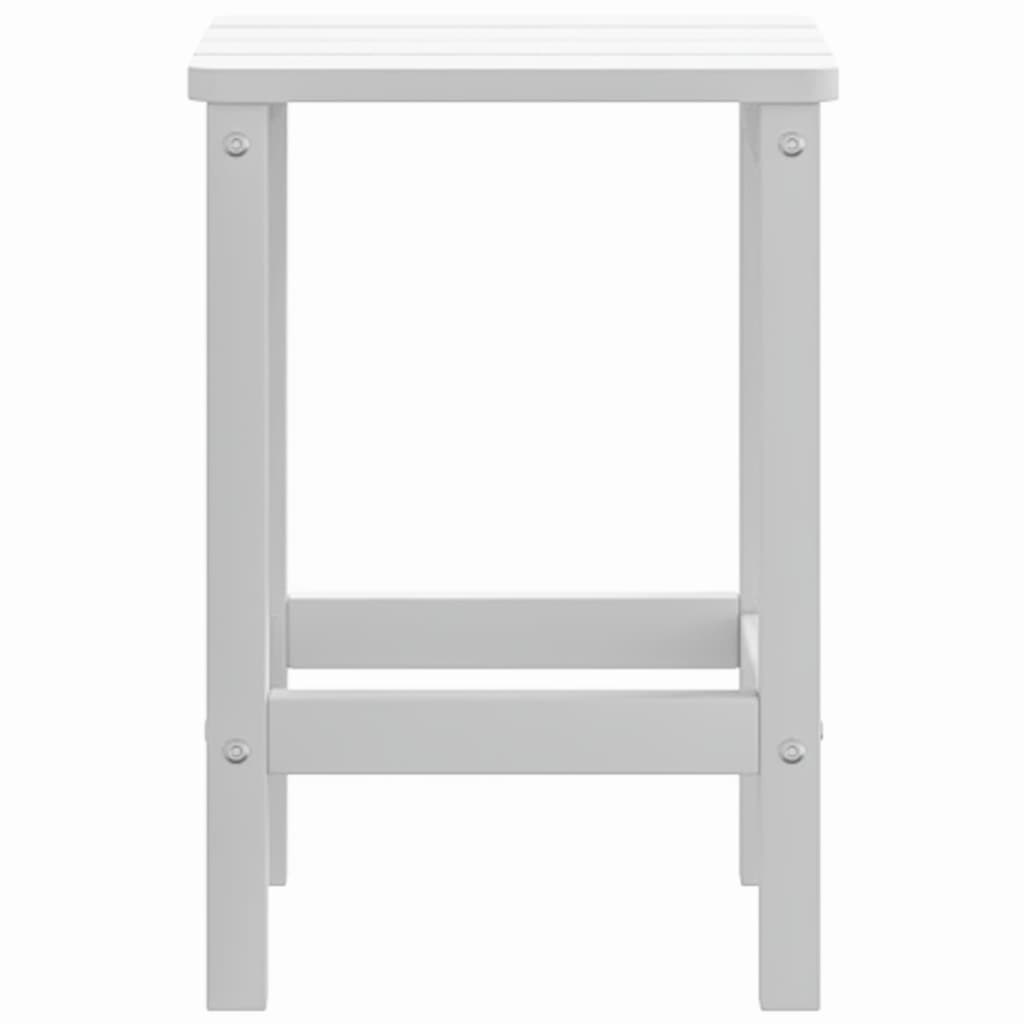 Tavolo da Giardino Adirondack Bianco 38x38x46 cm HDPE