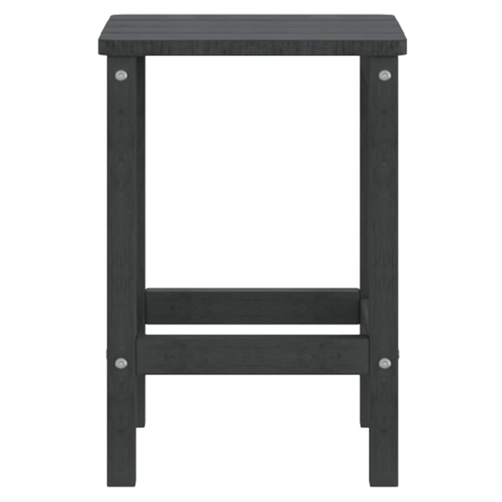 Tavolo da Giardino Adirondack Antracite 38x38x46 cm HDPE