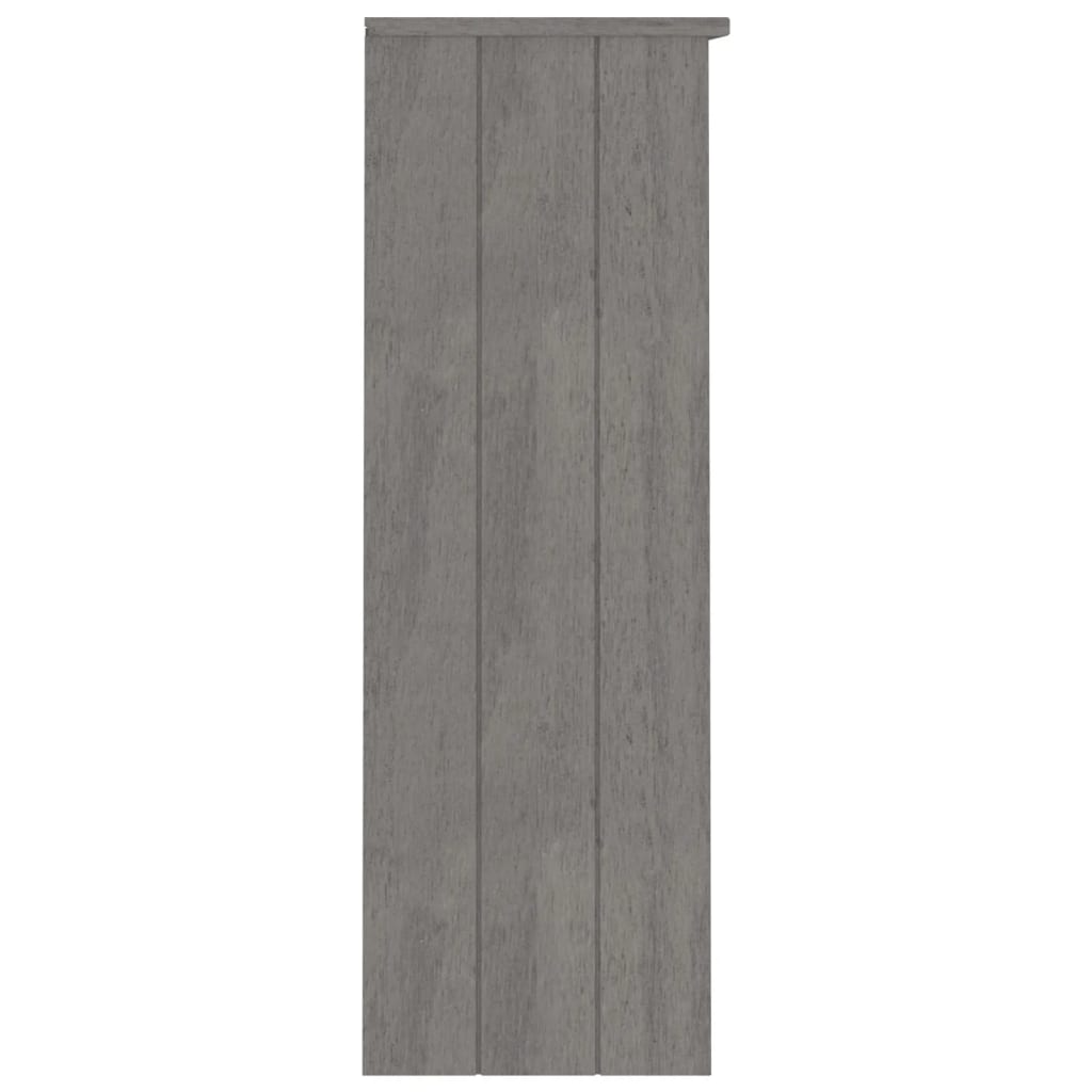 Piano Credenza HAMAR Grigio Chiaro 85x35x100 cm Legno di Pino