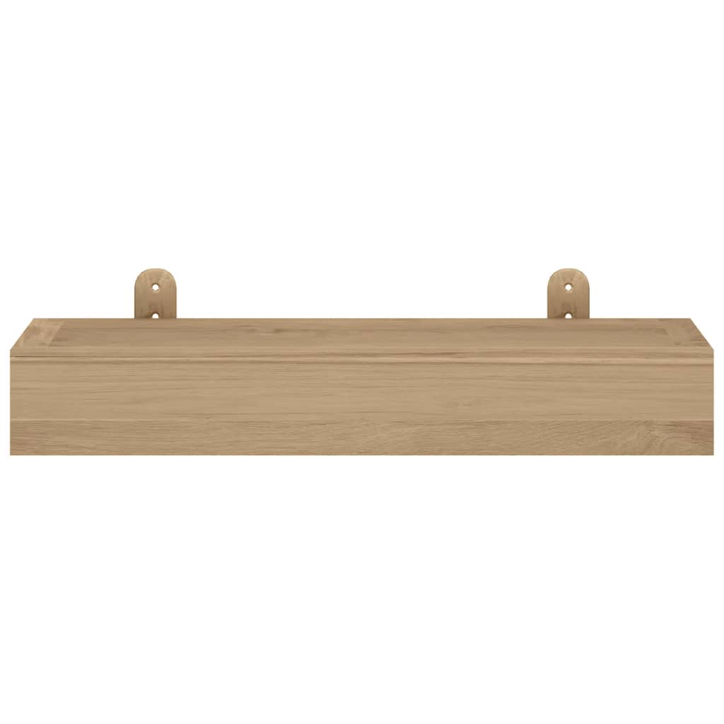 Mensole da Parete 2 pz 40x15x4 cm in Legno Massello di Teak