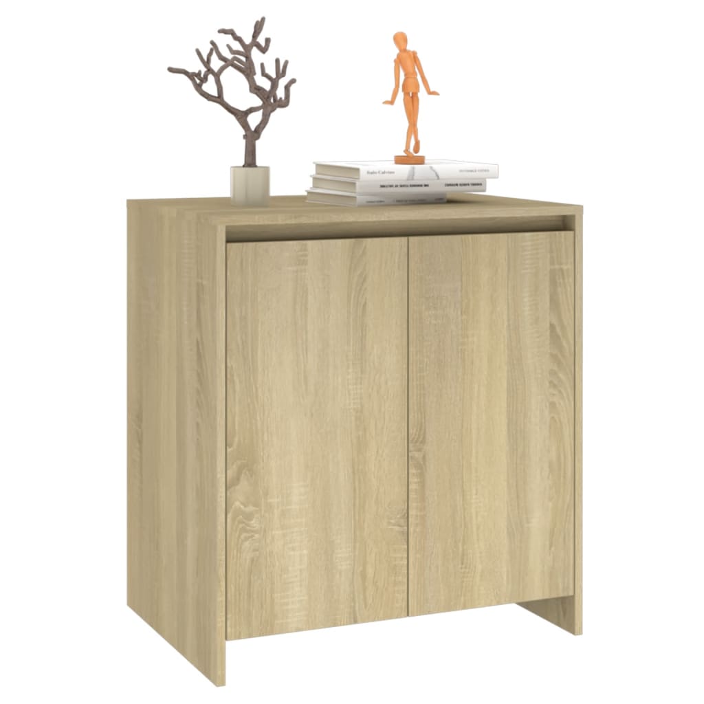 Credenza Rovere Sonoma 70x41x75 cm in Legno Multistrato