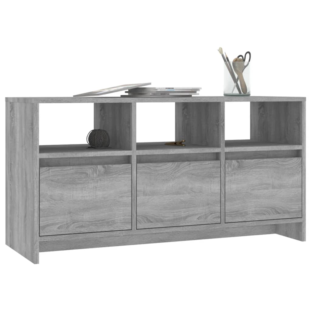 Mobile Porta TV Grigio Sonoma 102x37,5x52,5 cm in Truciolato