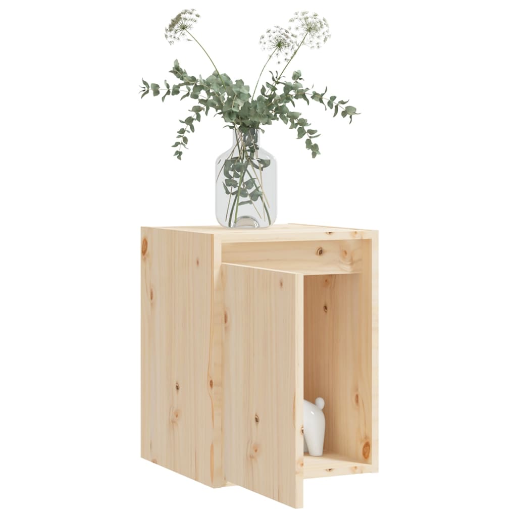 Pensili 2 pz 30x30x40 cm in Legno Massello di Pino