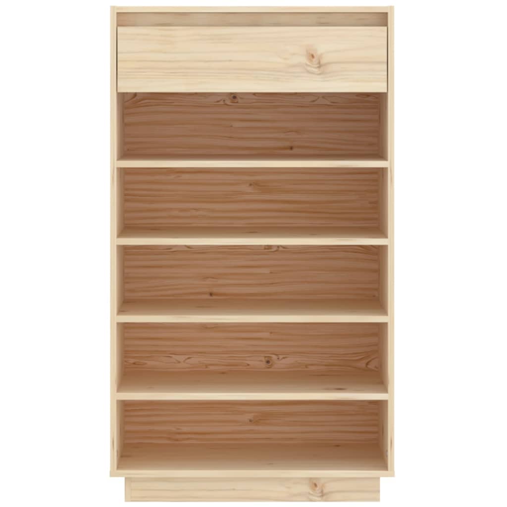 Scarpiera 60x34x105 cm in Legno Massello di Pino