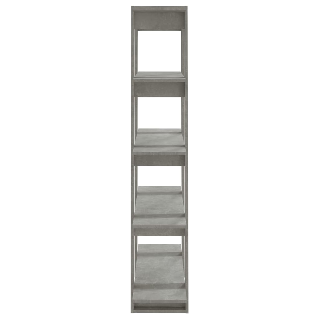 Libreria/Divisorio Grigio Cemento 100x30x160 cm