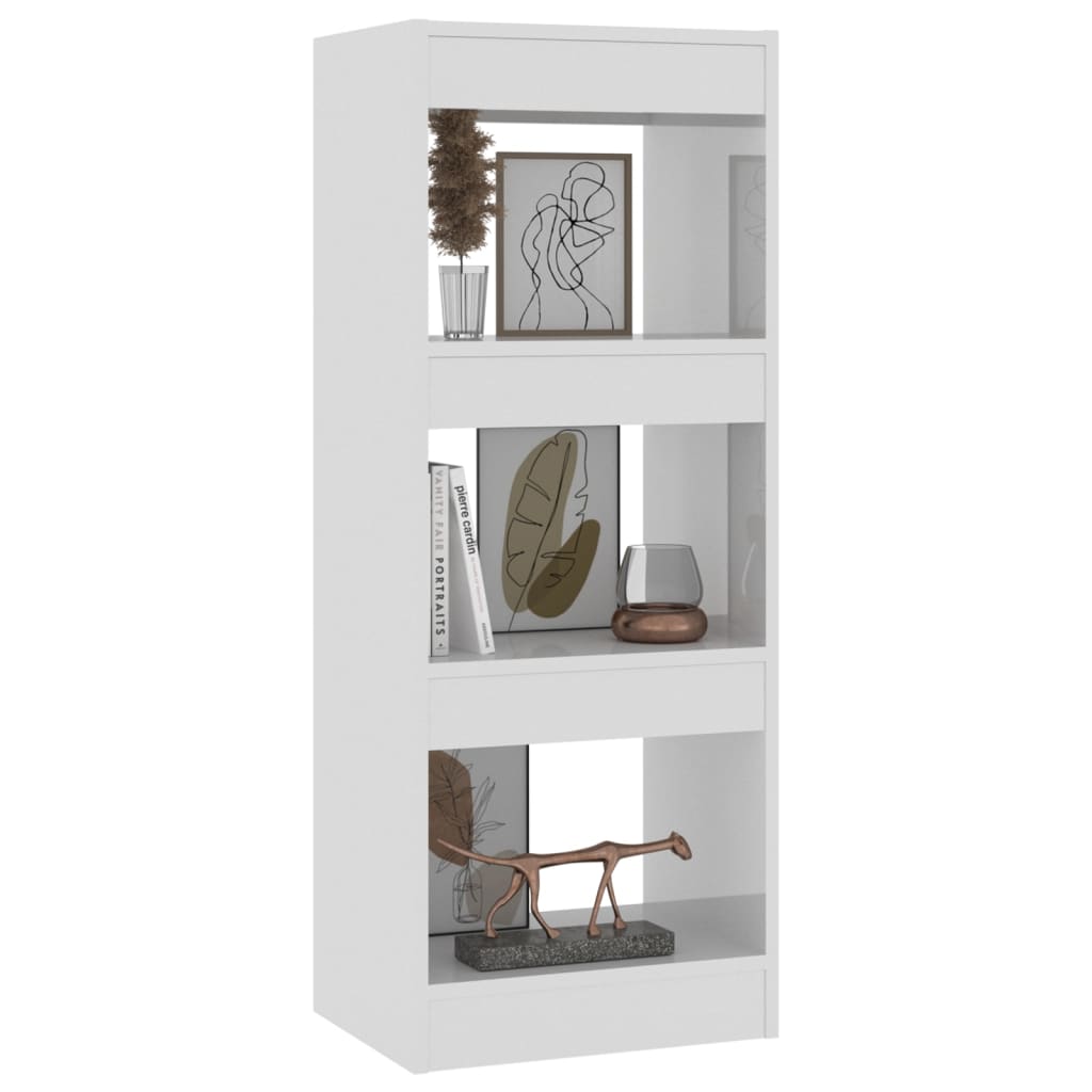 Libreria/Divisorio Bianco Lucido 40x30x103 cm in Truciolato