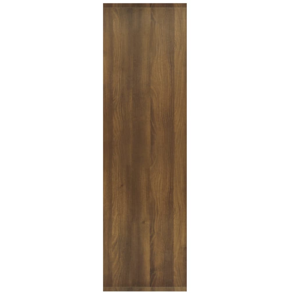 Libreria/Divisorio Rovere Marrone 80x30x103cm Legno Multistrato