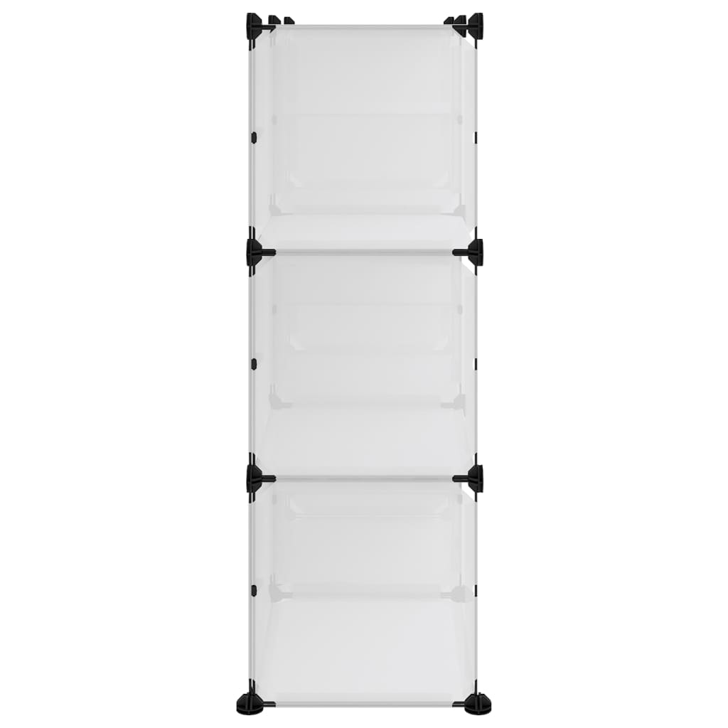 Scarpiera Trasparente 84x31,5x93 cm in PP