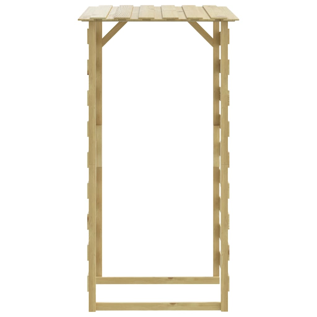 Pergole con Tetto 6 pz 100x90x200 cm Legno di Pino Impregnato