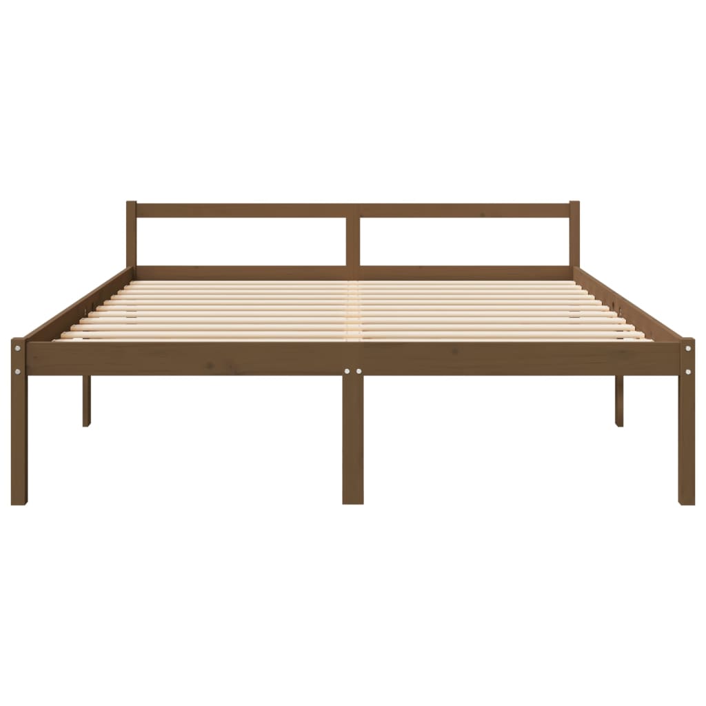 Letto per Anziani Ambra 200x200 cm in Legno Massello di Pino