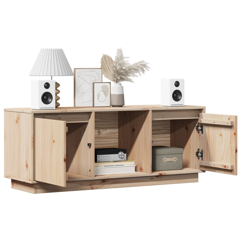 Mobile Porta TV 110,5x35x44 cm in Legno Massello di Pino