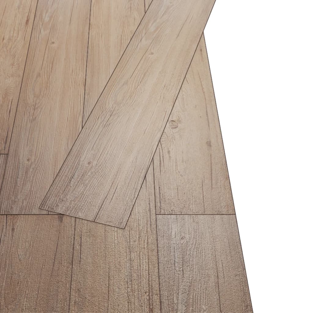 Listoni Pavimenti Autoadesivi in PVC 2,51 m² 2mm Rovere Marrone