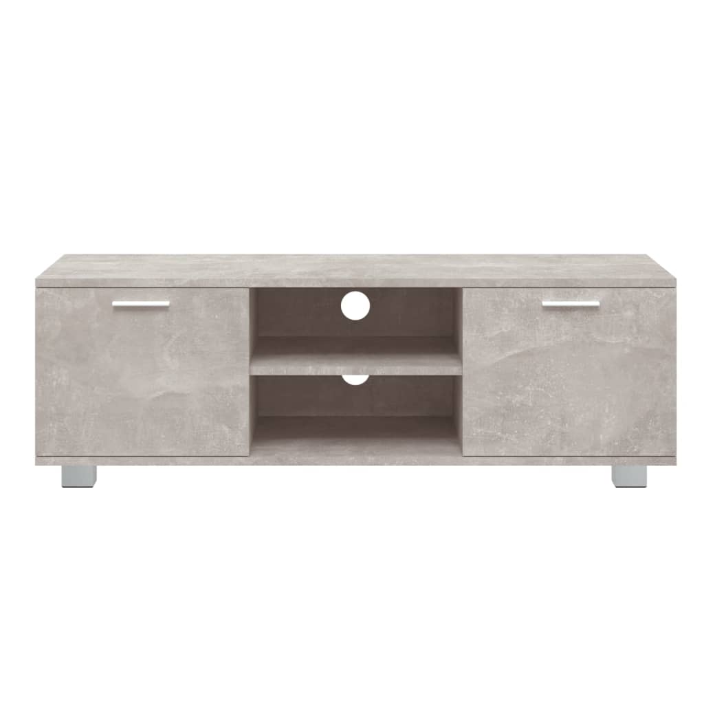 Mobile per TV Grigio Cemento 120x40,5x35 cm Legno Multistrato