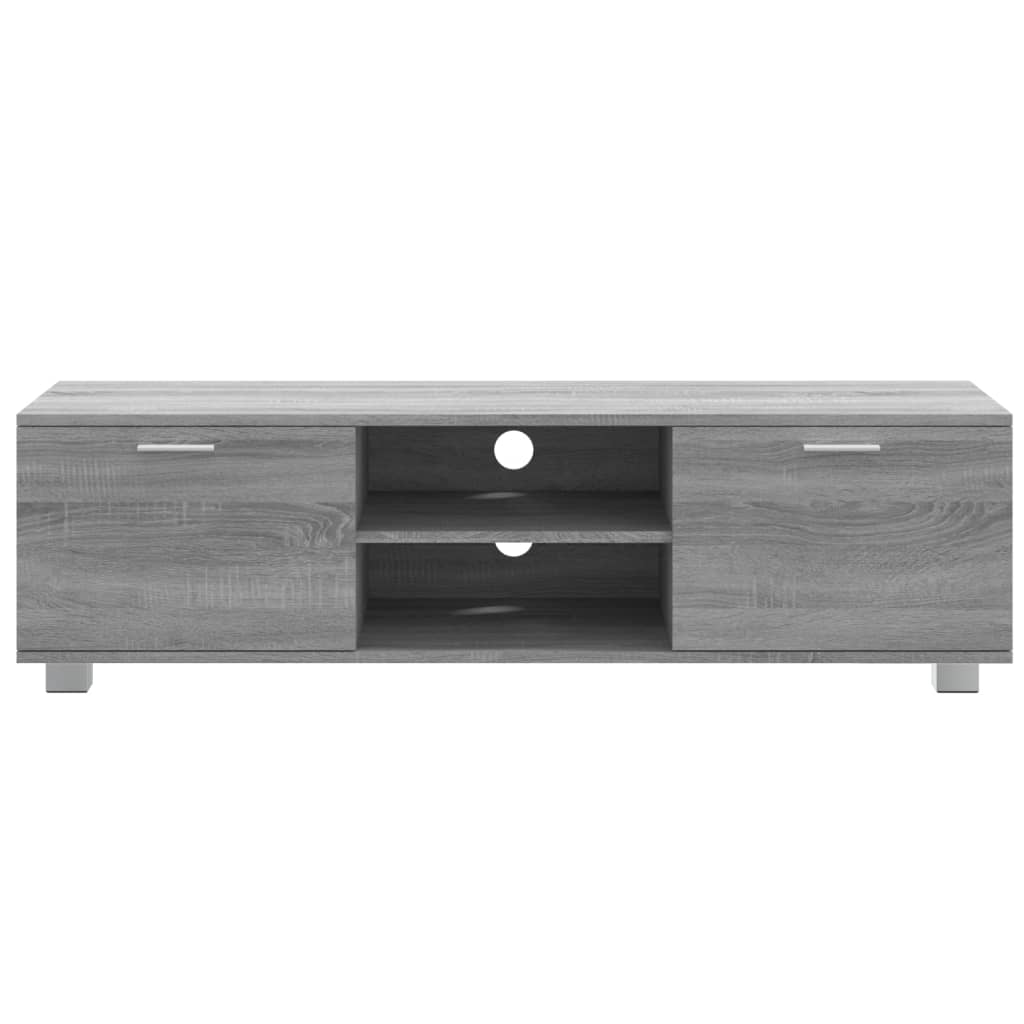 Mobile TV Grigio Sonoma 140x40,5x35 cm in Legno Multistrato