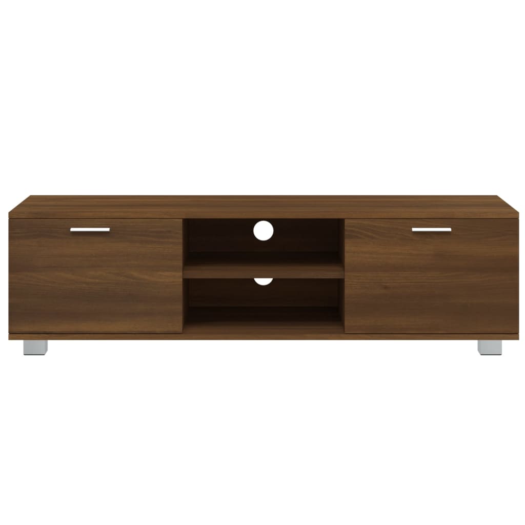 Mobile TV Rovere Marrone 140x40,5x35 cm in Legno Multistrato