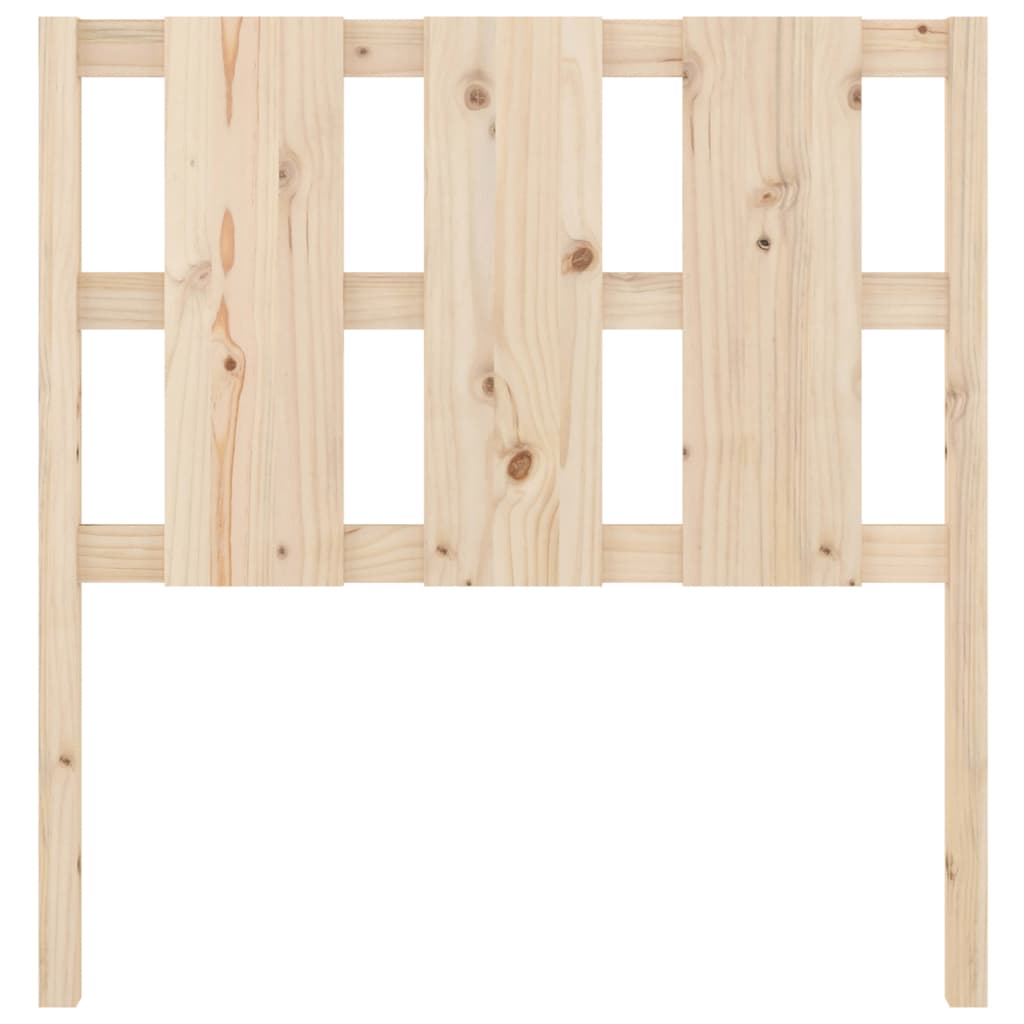 Testiera per Letto 105,5x4x100 cm Legno Massello di Pino