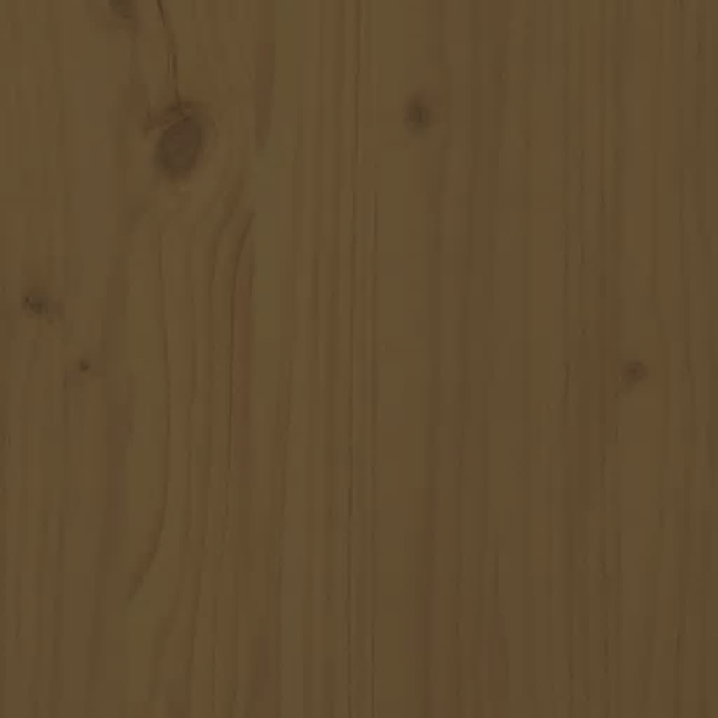 Testiera per Letto ambra 205,5x4x100 cm Legno Massello di Pino