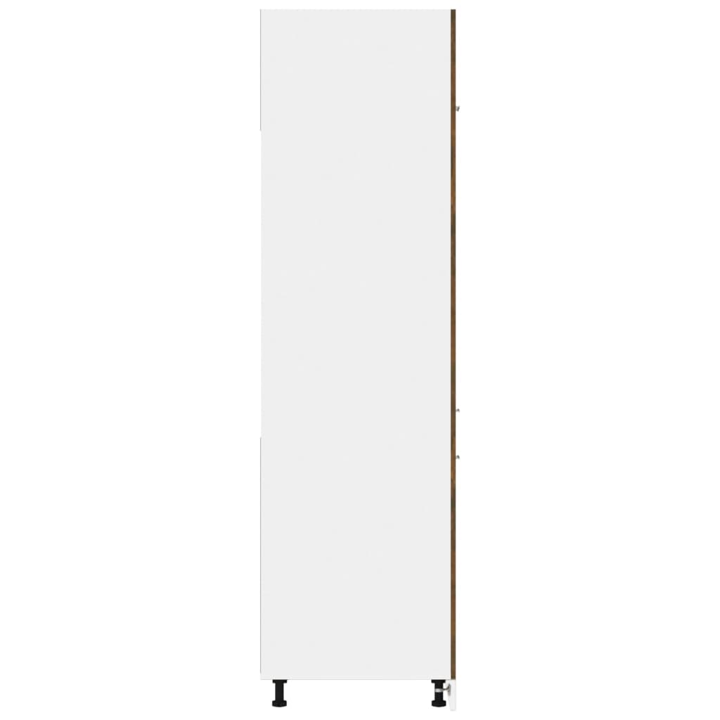 Armadio per Frigo “Lyon†Rovere Fumo 60x57x207 cm