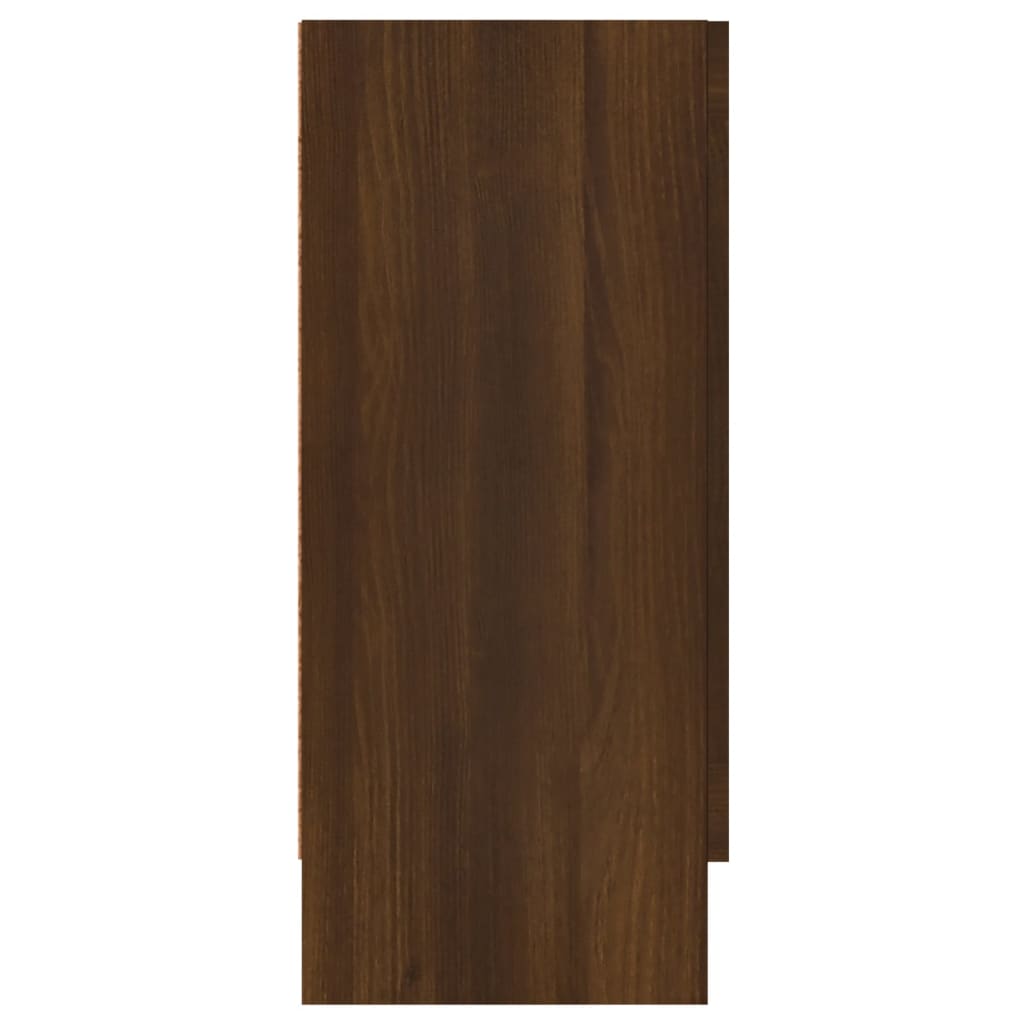 Credenza Rovere Marrone 120x30,5x70 cm in Legno Multistrato