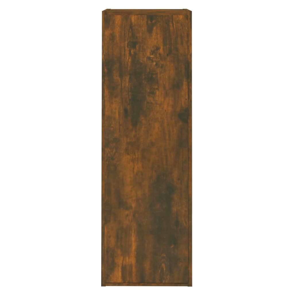 Mobili TV 2 pz Rovere Fumo 30,5x30x90 cm in Legno Multistrato