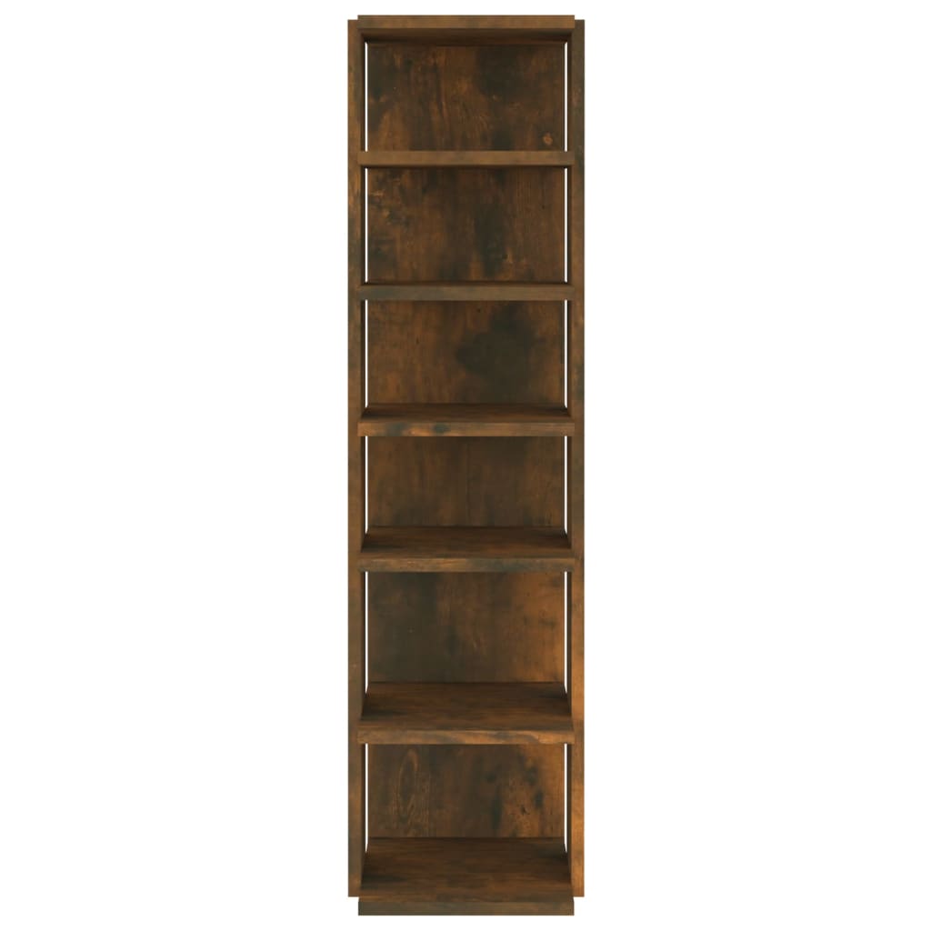 Scarpiere 2 pz Rovere Fumo 27,5x27x102 cm in Legno Multistrato