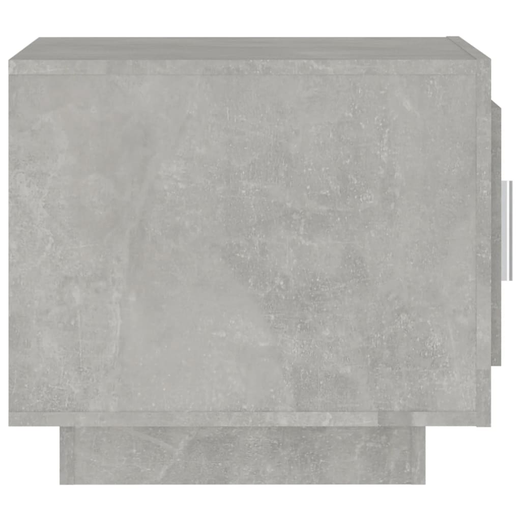 Tavolino Salotto Grigio Cemento 51x50x45 cm Legno Multistrato