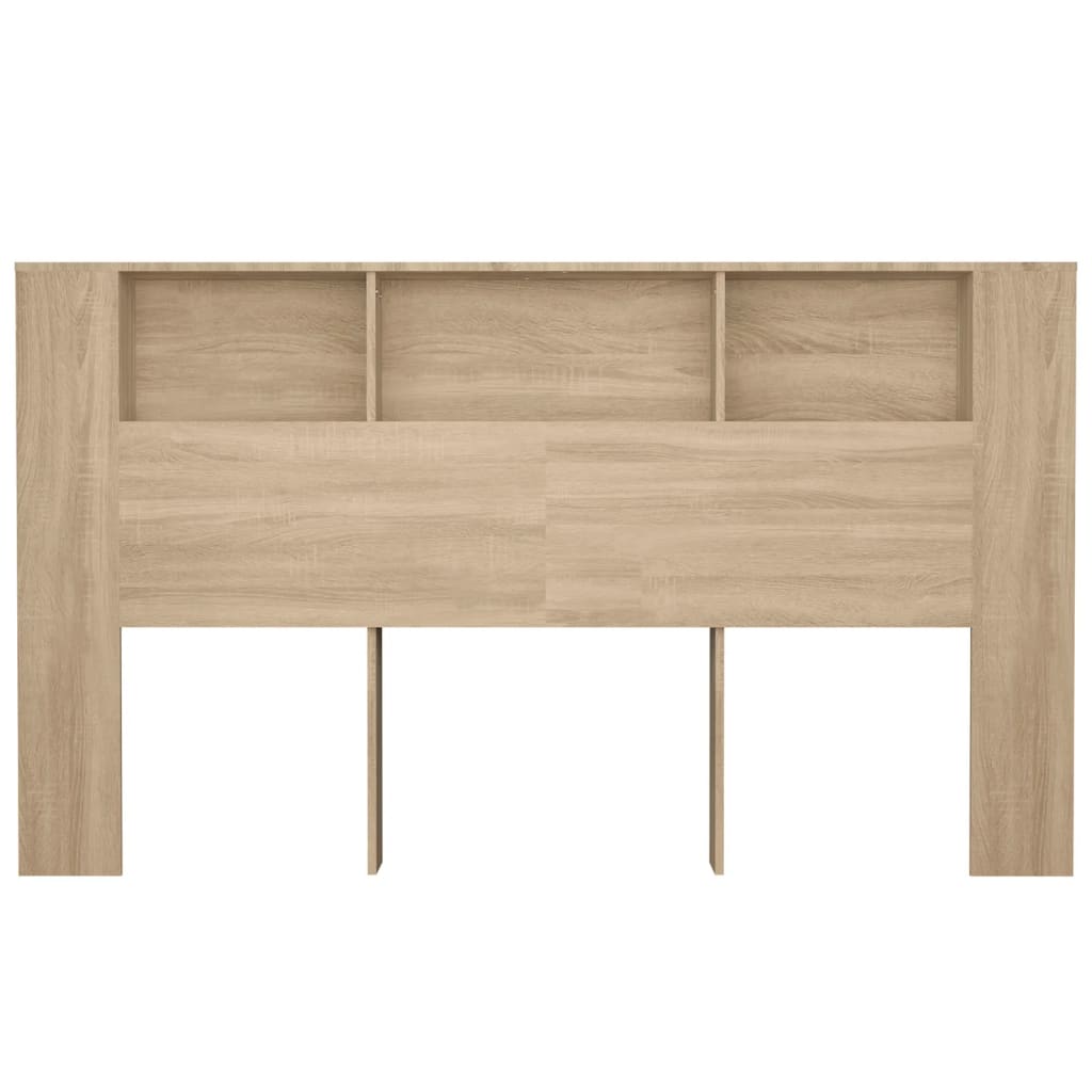 Testiera con Scomparti Rovere Sonoma 180x18,5x104,5 cm