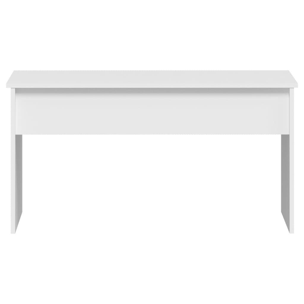 Tavolino da Salotto Bianco 102x50,5x52,5cm in Legno Multistrato