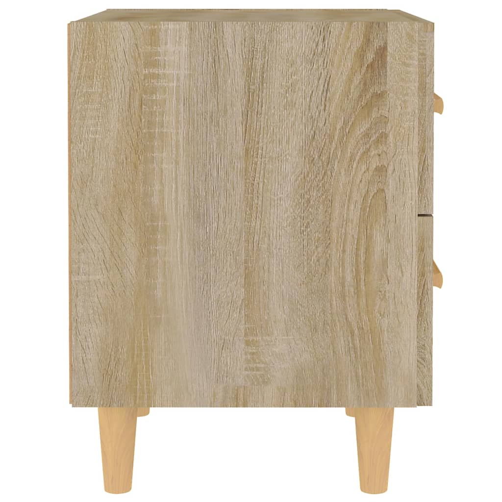 Comodini 2 pz in Rovere Sonoma 40x35x47,5 cm