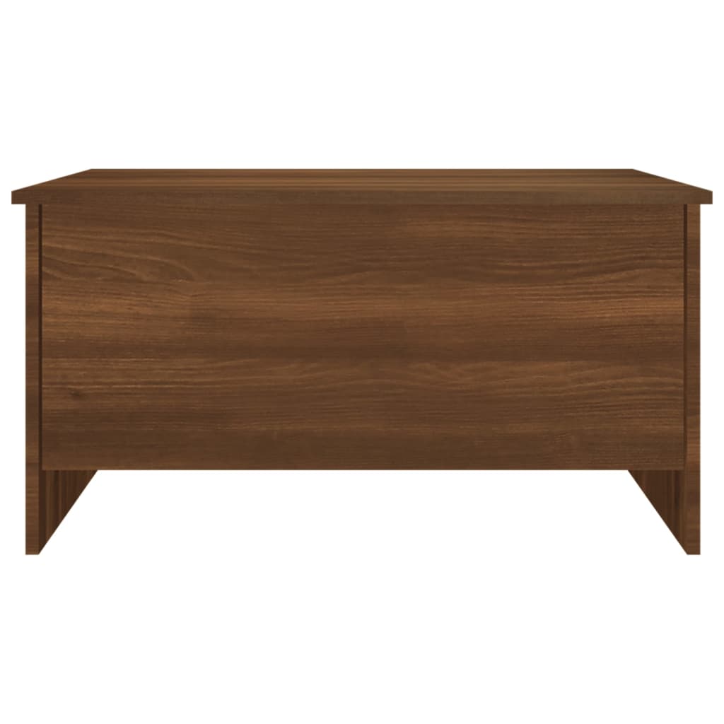 Tavolino Salotto Rovere Marrone 80x55,5x41,5 Legno Multistrato