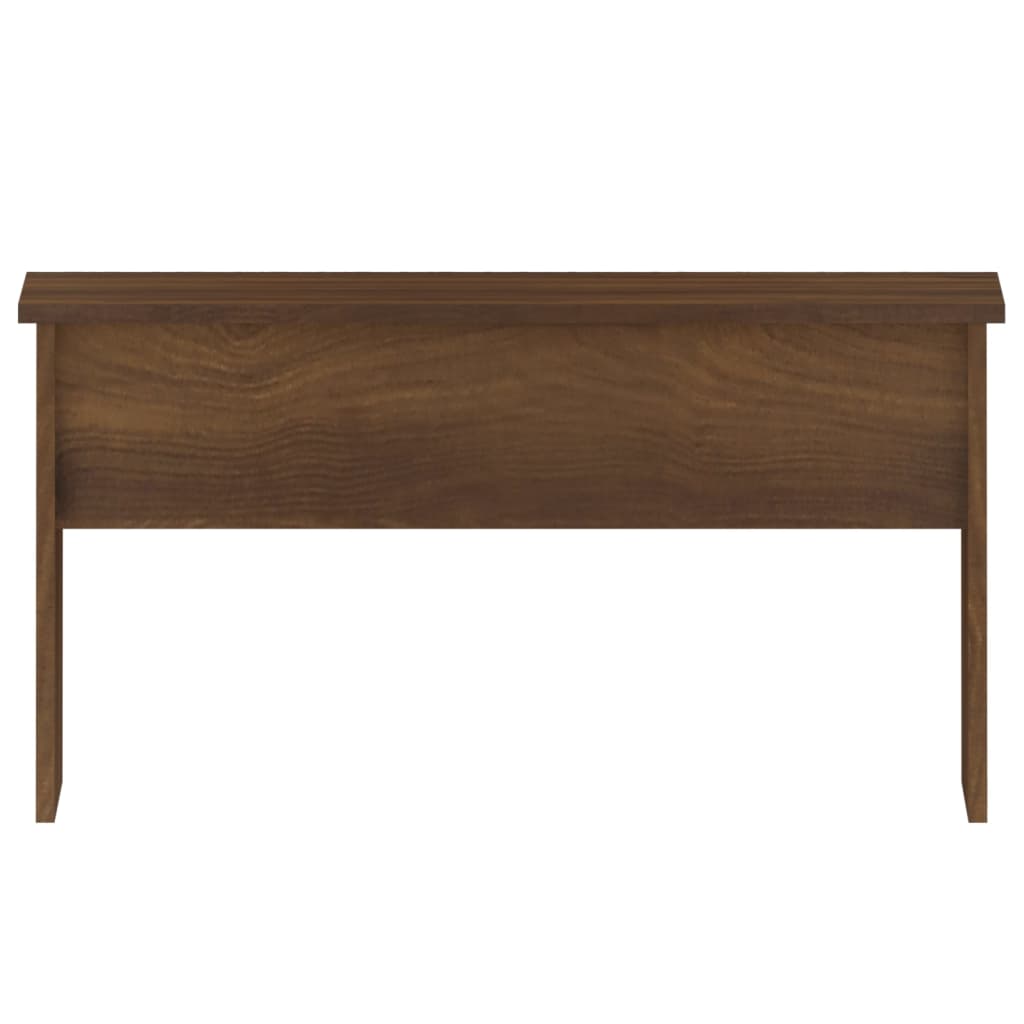 Tavolino Rovere Marrone 80x50,5x41,5 cm in Legno Multistrato