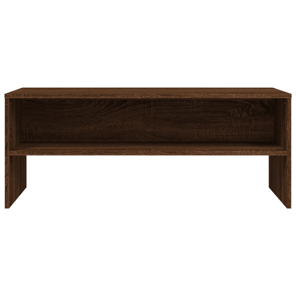 Mobile Porta TV Rovere Marrone 100x40x40cm in Legno Multistrato