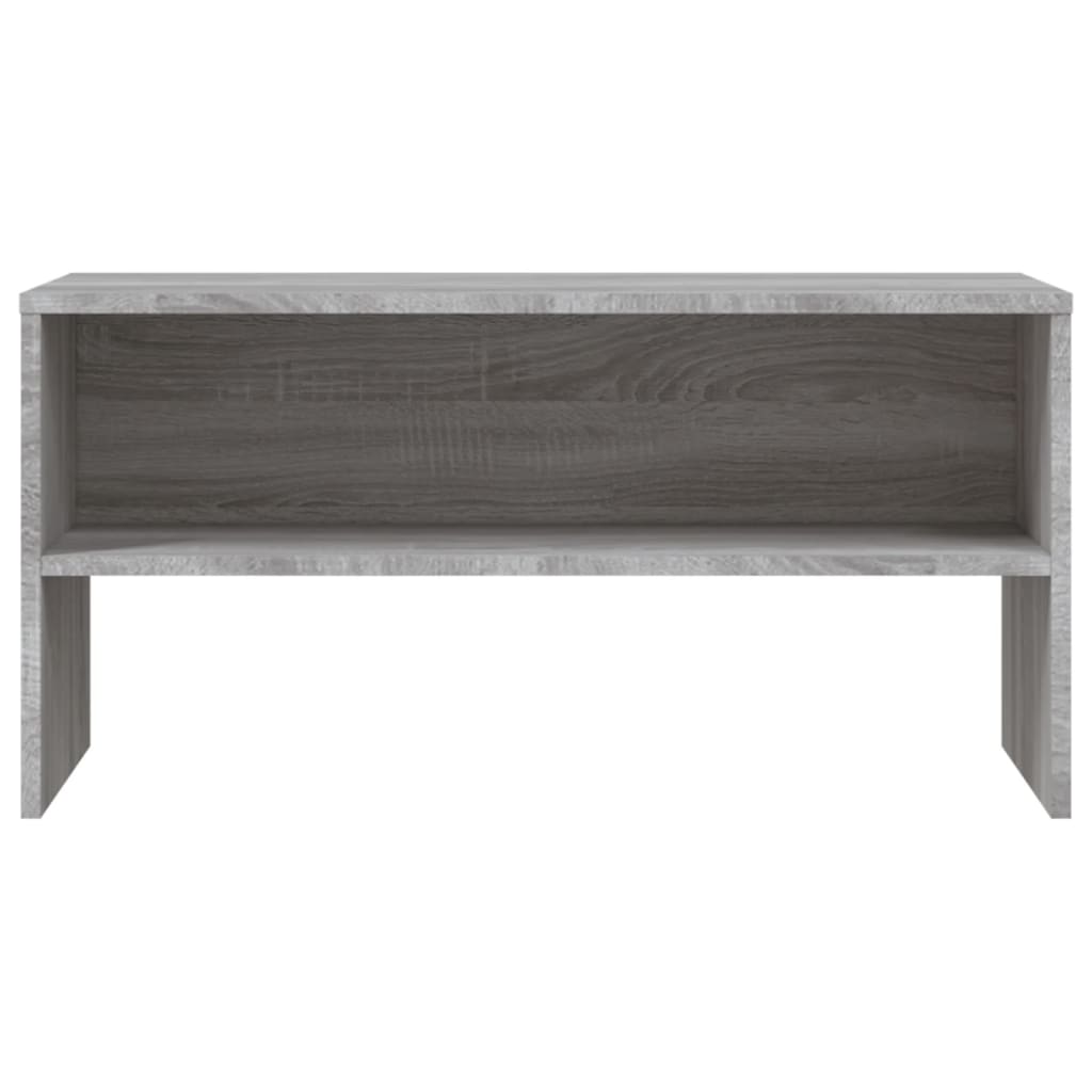 Mobile Porta TV Grigio Sonoma 80x40x40 cm in Legno Multistrato